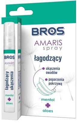 Bros, spray łagodzący ukąszenia owadów i poparzenia pokrzywą, 9ml
