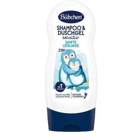 Bubchen Sensitiv Sanfte Lieblinge, szampon i żel pod prysznic 2w1 dla dzieci, 230ml
