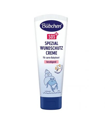 Bubchen SOS, krem ochronny na rany i odparzenia pieluszkowe, od urodzenia, 75ml