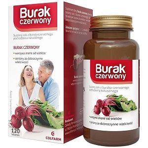 Burak czerwony, 120 tabletek