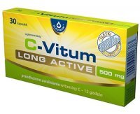C-Vitum Long Active 500mg, 30 kapsułek