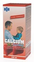 Calcium 114mg/5ml, syrop, smak truskawkowy, 150ml
