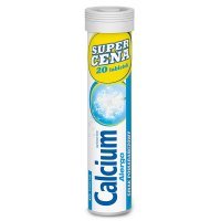 Calcium 300 Alergo, smak pomarańczowy, 20 tabletek musujących