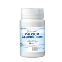 Calcium gluconicum 45mg jonów wapnia, 50 tabletek