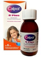Calpol 6 Plus 250mg/5ml, zawiesina doustna, smak pomarańczowy, od 6 roku życia, 100ml