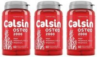 Calsin Osteo 2000, 3 opakowania po 60 tabletek