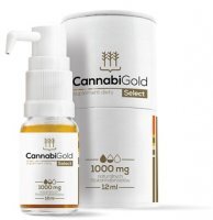 CannabiGold Select 1000mg, olejek z konopi włóknistych, 12ml