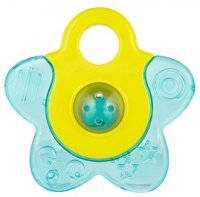 Canpol, gryzak wodny z grzechotką, Gwiazda, turkusowa, 56/161, 1 sztuka