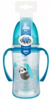 Canpol, kubek treningowy, Easy Start, Exotic Animals, blue, po 6 miesiącu, 35/208, 240ml