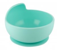 Canpol, miseczka z przyssawką silikonowa, turkusowa, po 6 miesiącu, 51/400, 1 sztuka