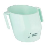 Canpol, otwarty kubek z uchwytami do nauki picia, po 12 miesiącu, turkusowy, 74/060, 180ml