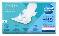 Canpol, podpaski poporodowe, ze skrzydełkami, na noc, 78/008, 8 sztuk