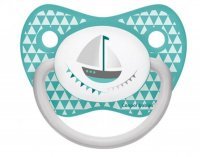 Canpol, smoczek uspokajający, silikonowy, anatomiczny, Let's Celebrate, blue, 0-6 miesięcy, 23/279, 1 sztuka