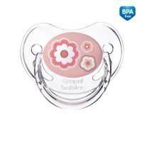 Canpol, smoczek uspokajający, silikonowy, anatomiczny, Newborn baby, pink, 0-6 miesięcy, 22/565, 1 sztuka