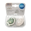 Canpol, smoczek uspokajający, silikonowy, symetryczny, Light touch, Goose, po 18 miesiącu, 22/669, 2 sztuki