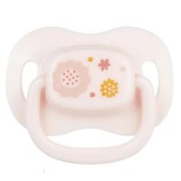 Canpol, smoczek uspokajający, silikonowy, symetryczny, Newborn baby, pink new, 6-18 miesięcy, 22/581, 1 sztuka