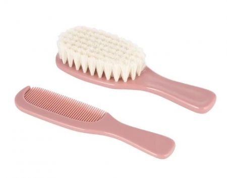 Canpol, szczotka i grzebień do włosów, pink, od urodzenia, 7/406, 1 zestaw