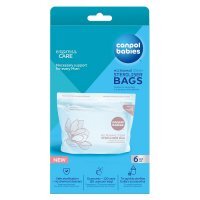 Canpol, wielorazowe woreczki do sterylizacji w kuchence mikrofalowej, 70/002, 6 sztuk