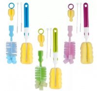 Canpol, zestaw szczotek do butelek z wymienną rączką, 7/403, 1 zestaw