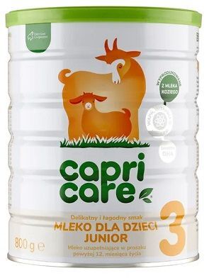 Capricare Junior 3, formuła na bazie mleka, po 1 roku życia, 800g