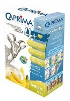 Caprima Premium, kaszka kukurydziano-ryżowa z mlekiem kozim, bananowa, po 4 miesiącu, 225g