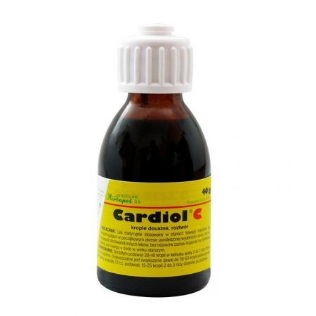 Cardiol C, lek złożony, krople doustne, 40g