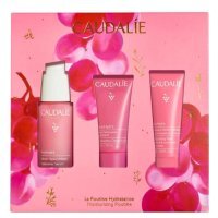 Caudalie VinoHydra, serum z kwasem hialuronowym, 30ml + kremowa maseczka nawilżająca, 15ml + żel oczyszczający do twarzy, 30ml