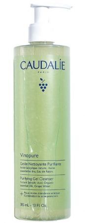 Caudalie Vinopure, oczyszczający żel myjący do twarzy, 385ml