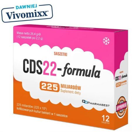 CDS22-formula 225 mld, 12 saszetek (dawniej Vivomixx)
