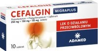 Cefalgin MigraPlus (250mg+150mg+50mg), 10 tabletek