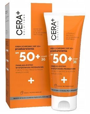 Cera+ Solutions, krem ochronny SPF 50, skóra wrażliwa, skłonna do przebarwień, 50ml