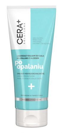 Cera+ Solutions, łagodzący balsam do ciała po opalaniu, z aloesem, 200ml