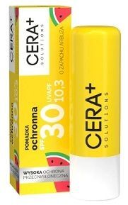 Cera+ Solutions, pomadka ochronna SPF 30, o zapachu arbuza, 4,9g