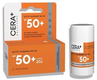 Cera+ Solutions, sztyft ochronny SPF 50+, po 1 miesiącu życia, 30g