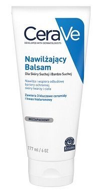 CeraVe, balsam nawilżający, dla skóry suchej i bardzo suchej, 177ml
