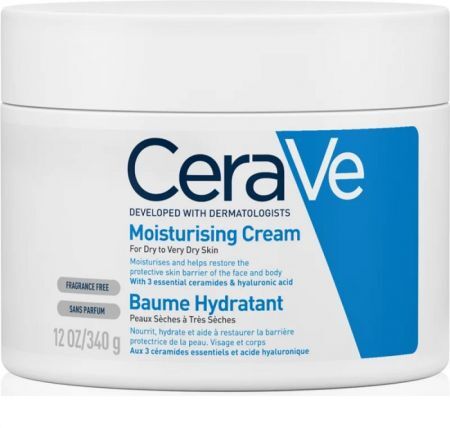 CeraVe, balsam nawilżający, dla skóry suchej i bardzo suchej, 340g