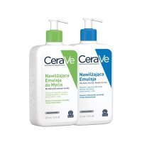 CeraVe, emulsja nawilżająca do skóry normalnej i suchej, 473ml + emulsja nawilżająca do skóry suchej, 473ml