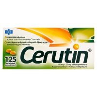 Cerutin (100mg+25mg), 125 tabletek