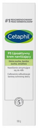 Cetaphil PS Lipoaktywny, krem nawilżający do twarzy i ciała, 100g