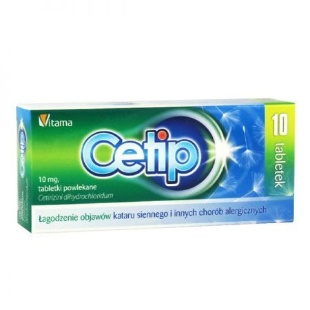 Cetip 10mg, 10 tabletek