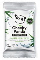 Cheeky Panda, biodegradowalne chusteczki nawilżane z bambusa, 12 sztuk