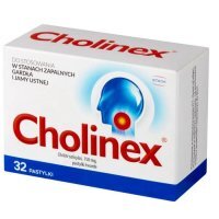 Cholinex 150mg, 32 pastylki do ssania