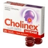Cholinex Intense (1,2mg+2,5mg), smak jeżynowy, 20 pastylek do ssania