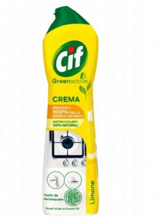Cif GreenActive Crema Limone, mleczko uniwersalne do kuchni i łazienek, 750ml