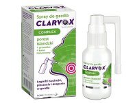Clarvox Complex, spray do gardła, dla dorosłych i dzieci po 1 roku życia, 30ml