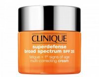 Clinique Superdefense SPF25, odświeżający krem zwalczający oznaki zmęczenia i starzenia się skóry, skóra sucha, 50ml