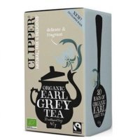 Clipper, herbata czarna Earl Grey Fair Trade, 20 saszetek