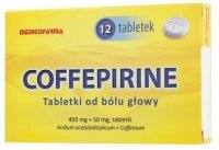 Coffepirine (450mg + 50mg), 12 tabletek