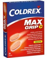 Coldrex Maxgrip C (500mg+25mg+5mg+20mg+30mg), 24 tabletki