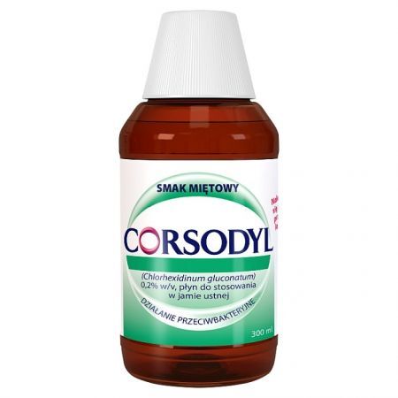 Corsodyl 0,2%, płyn do jamy ustnej, 300ml